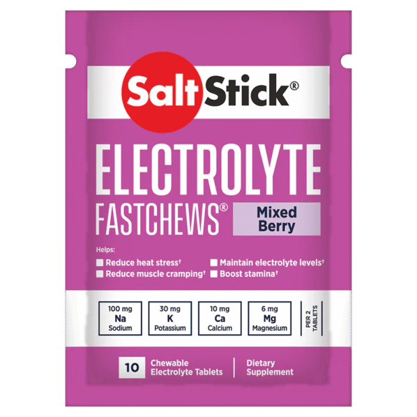 Electrolyte Fastchews sabor Mixed Berry, de Salt Stick
