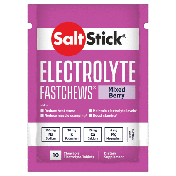 Electrolyte Fastchews sabor Mixed Berry, de Salt Stick