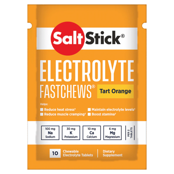 Electrolyte Fastchews sabor Tarta de Naranja, de Salt Stick
