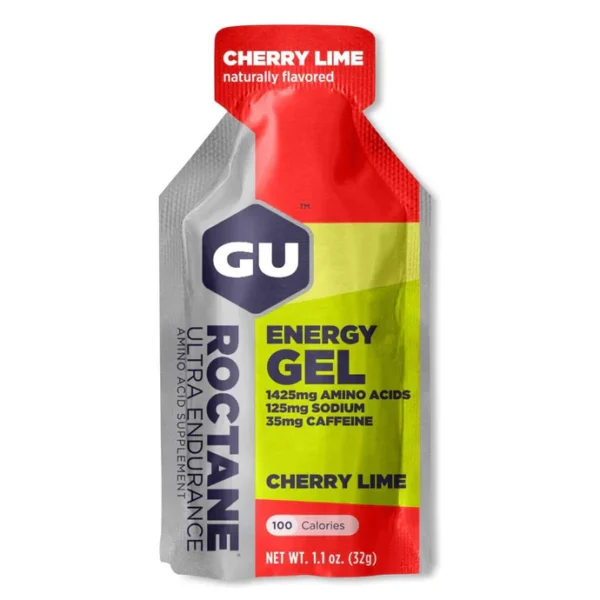 Gel GU Roctane sabor Cereza Lima
