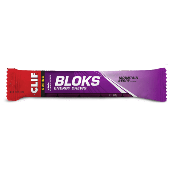 Gomitas CLIF Bloks sabor Mountain Berry
