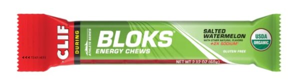 Gomitas CLIF Bloks sabor Sandia Salada