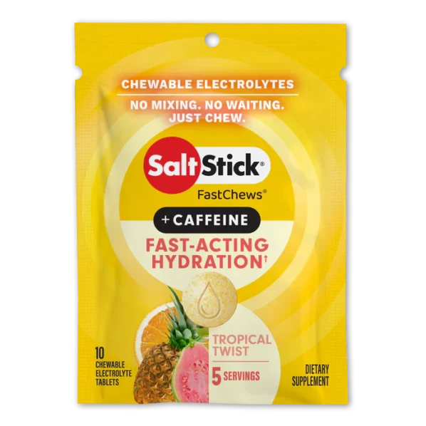Electrolyte Fastchews sabor Tropical, de Salt Stick
