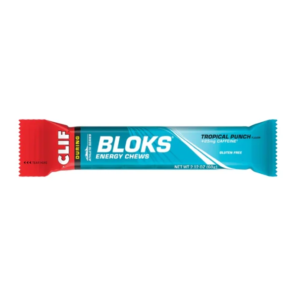 Gomitas CLIF Bloks sabor Tropical Punch