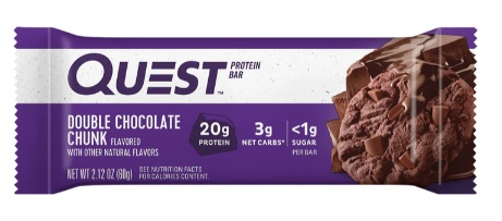 Barra Proteina Quest sabor Double Chocolate Chunk