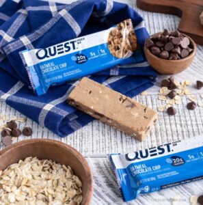 Barra Proteina Quest sabor Oatmeal Chocolate Chip