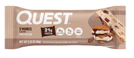 Barra Proteina Quest sabor Chocolate y Malvavisco