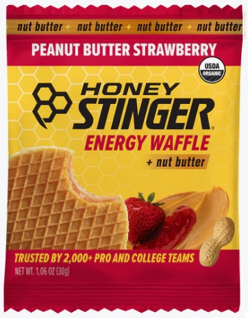 Waffles Honey Stinger sabor Fresa y Crema de Cacahuate